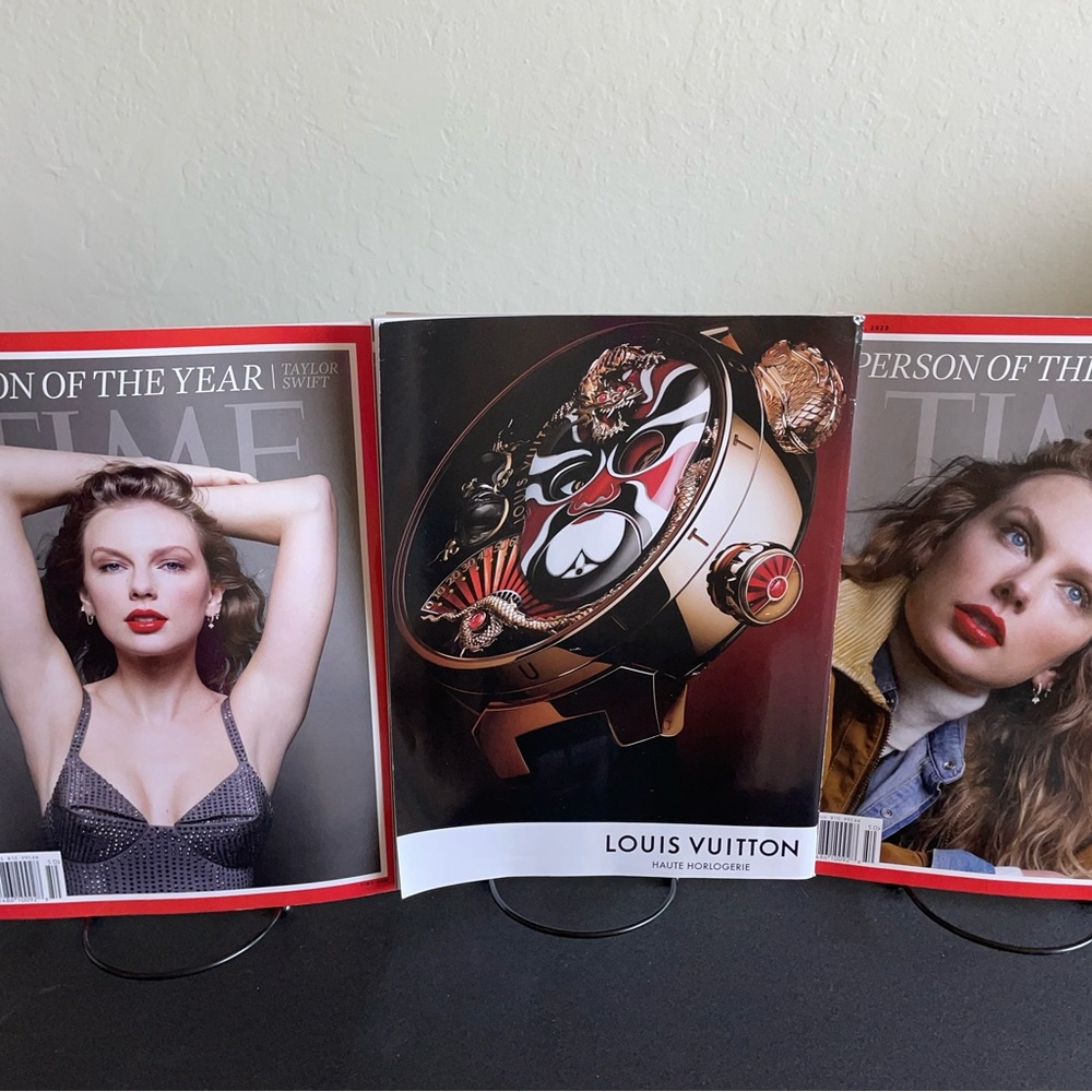 Set of 3 Taylor Swift December 2023 Time Magazine